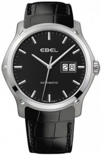 Ebel Miesten kello 1216008 Classic Hexagon Musta/Nahka Ø41 mm