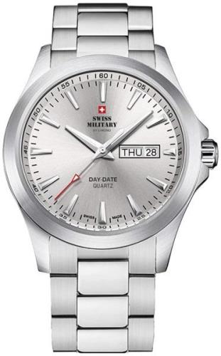 Swiss Military Miesten kello SMP36040.23 Chrono Hopea/Teräs Ø42 mm