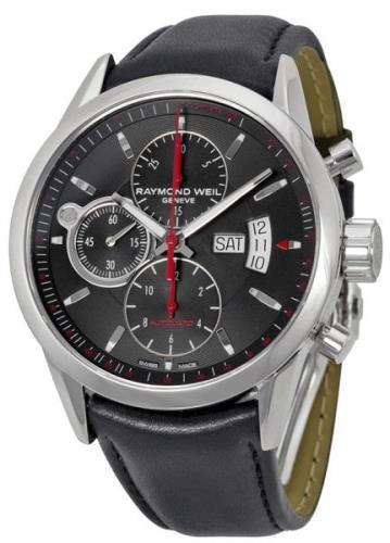 Raymond Weil Miesten kello 7730-STC-60112 Freelancer Harmaa/Nahka