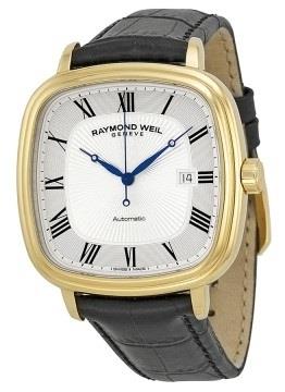 Raymond Weil Miesten kello 2867-PC-00659 Raymond Maestro Hopea/Nahka