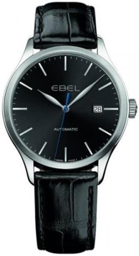 Ebel Miesten kello 1216089 Classic 100 Musta/Nahka Ø40 mm