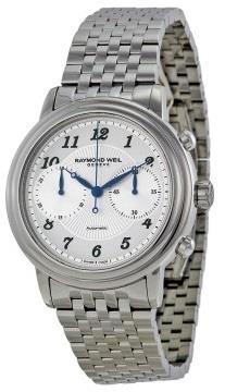 Raymond Weil Miesten kello 4830-ST-05659 Raymond Maestro Hopea/Teräs