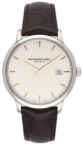 Raymond Weil Miesten kello 5488-SL5-65001 Toccata Hopea/Nahka Ø39 mm