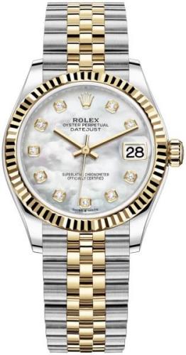 Rolex Naisten kello 278273-0028 Datejust 31 Valkoinen/18K keltakultaa