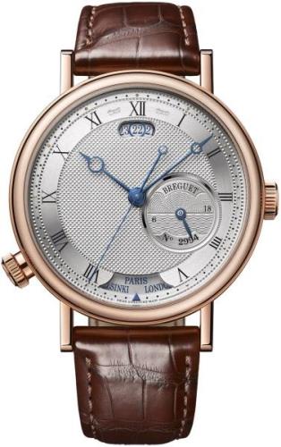 Breguet Miesten kello 5727BR-12-9ZU Classique Hopea/Nahka Ø43 mm