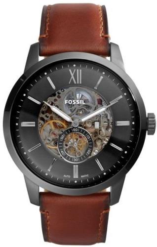 Fossil Miesten kello ME3181 Townsman Harmaa/Nahka Ø48 mm