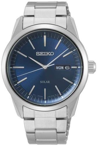 Seiko Miesten kello SNE525P1 Solar Sininen/Teräs Ø40 mm