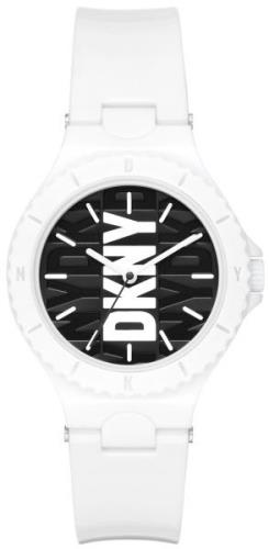 DKNY Naisten kello NY6657 Chambers Musta/Kumi Ø36 mm