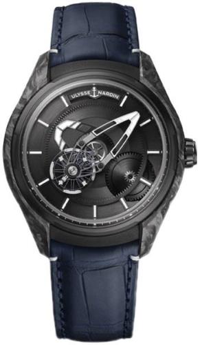 Ulysse Nardin Miesten kello 2303-270-CARB Freak X Musta/Nahka Ø43 mm