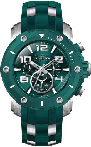 Invicta Miesten kello 40812 Pro Diver Vihreä/Teräs Ø51.5 mm