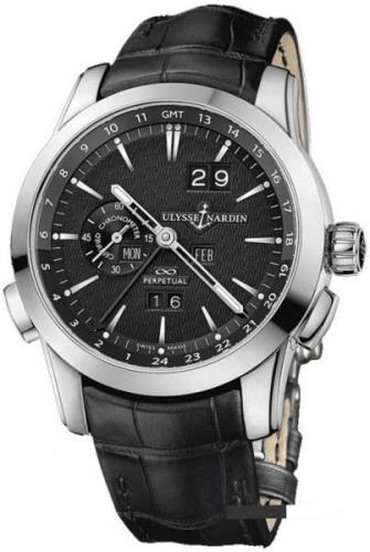 Ulysse Nardin Miesten kello 329-10-92 Perpetual Calendar Musta/Nahka