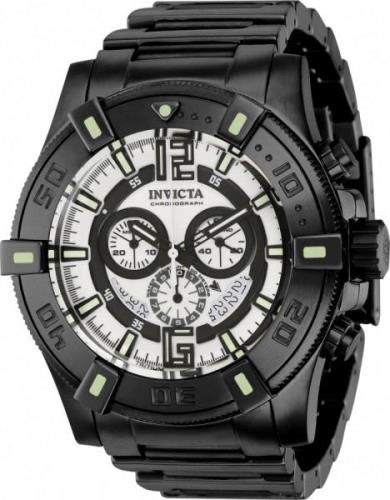 Invicta Miesten kello 38197 Luminary Valkoinen/Teräs Ø52 mm