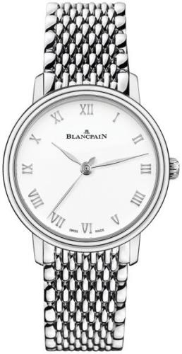 Blancpain Naisten kello 6104-1127-MMB Villeret Valkoinen/Teräs