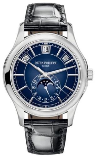 Patek Philippe Miesten kello 5205G/013 Complications Sininen/Nahka