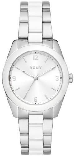 DKNY Naisten kello NY2904 Nolita Hopea/Teräs Ø34 mm