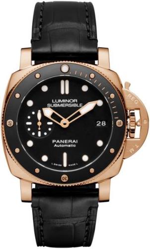 Panerai Miesten kello PAM00684 Luminor Musta/Nahka Ø42 mm