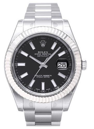 Rolex Miesten kello 116334/3 Datejust II Musta/Teräs Ø41 mm