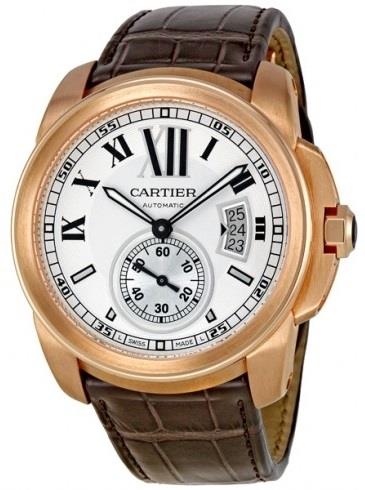 Cartier Miesten kello W7100009 Calibre de Hopea/Nahka Ø42 mm