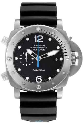 Panerai Miesten kello PAM00614 Luminor Musta/Kumi Ø47 mm