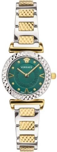 Versace Miesten kello VEAA01320 Mini Vanity Vihreä/Teräs Ø28 mm