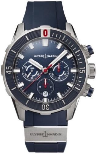 Ulysse Nardin Miesten kello 1503-170-3-93-1 Diver Sininen/Kumi Ø44 mm