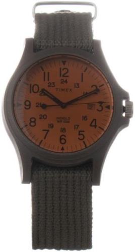 Timex Miesten kello TW2V14300LG Oranssi/Tekstiili Ø40 mm