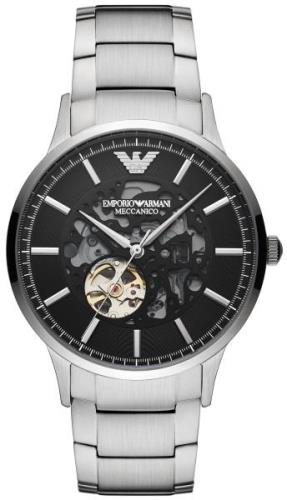 Emporio Armani Miesten kello AR60055 Renato Musta/Teräs Ø43 mm