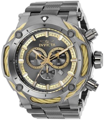 Invicta Miesten kello 37034 Bolt Harmaa/Teräs Ø60 mm