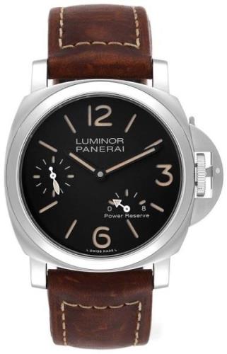 Panerai Miesten kello PAM00795 Luminor Musta/Nahka Ø44 mm