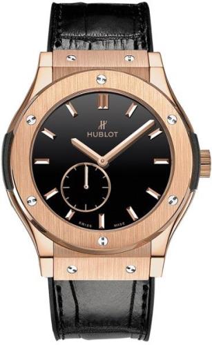 Hublot Miesten kello 515.OX.1280.LR Classic Fusion Musta/Nahka Ø45 mm