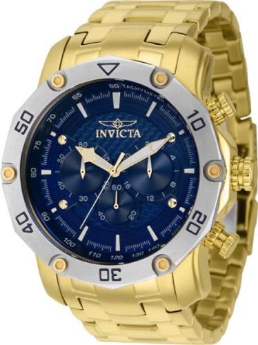 Invicta Miesten kello 38444 Pro Diver Sininen/Kullansävytetty teräs