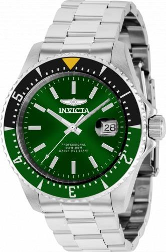 Invicta Miesten kello 36786 Pro Diver Vihreä/Teräs Ø44 mm