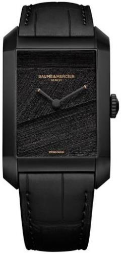 Baume & Mercier Miesten kello MOA10641 Hampton Musta/Nahka