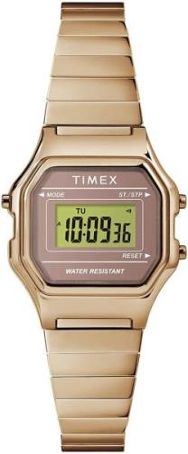 Timex Naisten kello TW2T48100 LCD/Punakultasävyinen