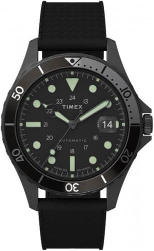 Timex Miesten kello TW2U99900 Navi Xl Musta/Kumi Ø41 mm