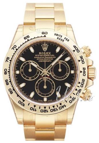 Rolex Miesten kello 116508-0004 Cosmograph Daytona Musta/18K