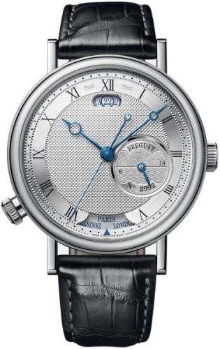 Breguet Miesten kello 5727BB-12-9ZU Classique Hopea/Nahka Ø43 mm