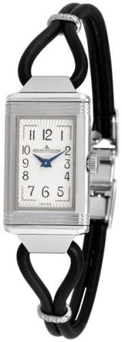 Jaeger LeCoultre Naisten kello 3268520 Reverso Hopea/Nahka