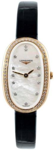 Longines Naisten kello L2.305.9.87.0 Symphonette Hopea/Nahka Ø18.9 mm