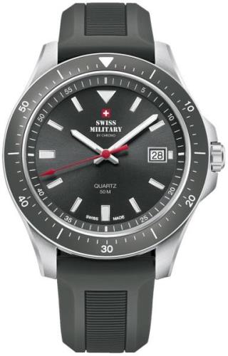 Swiss Military by Chrono Miesten kello SM34082.09 Chrono Harmaa/Kumi