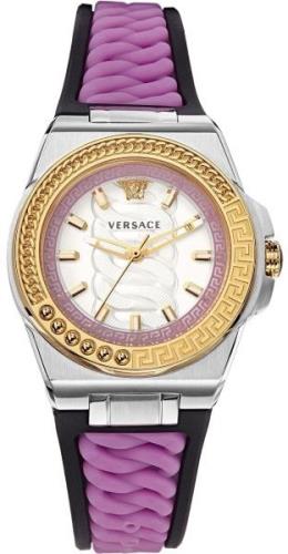 Versace Naisten kello VEHD00220 Chain Reaction Valkoinen/Muovi Ø40 mm