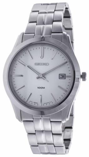 Seiko Miesten kello SGEE41P1 Valkoinen/Teräs Ø38 mm