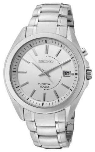 Seiko Miesten kello SKA519P1 Valkoinen/Teräs Ø40 mm