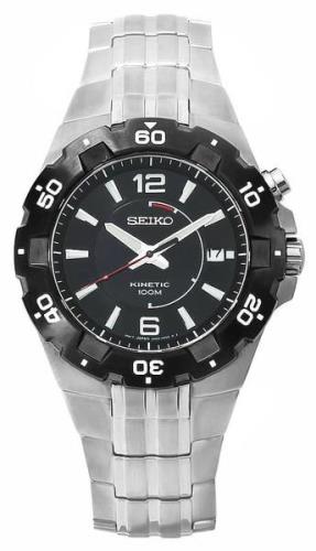 Seiko Miesten kello SKA445P1 Musta/Teräs Ø40 mm