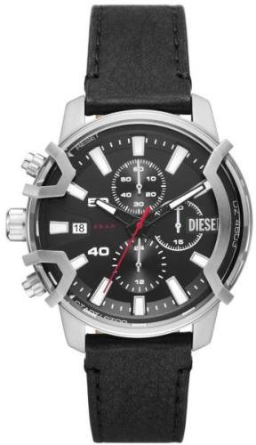 Diesel Miesten kello DZ4603 Griffed Mini Musta/Nahka Ø42 mm