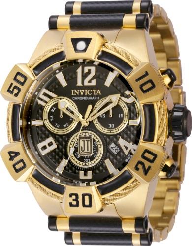 Invicta Miesten kello 40427 Jason Taylor Musta/Kullansävytetty