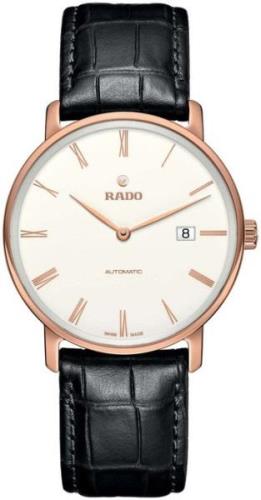 Rado Miesten kello R14068016 Diamaster Valkoinen/Nahka Ø40.7 mm