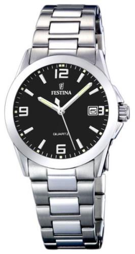 Festina Naisten kello F16377-4 Musta/Teräs Ø30 mm