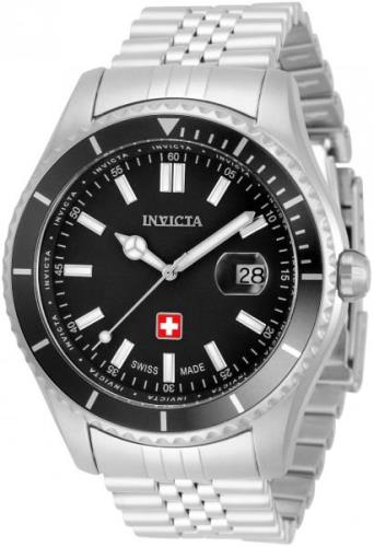 Invicta Miesten kello 33437 Pro Diver Musta/Teräs Ø46 mm