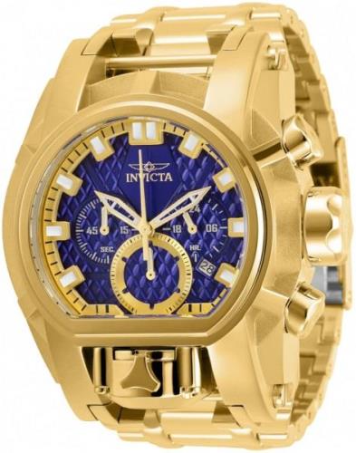 Invicta Miesten kello 31552 Sininen/Kullansävytetty teräs Ø52 mm